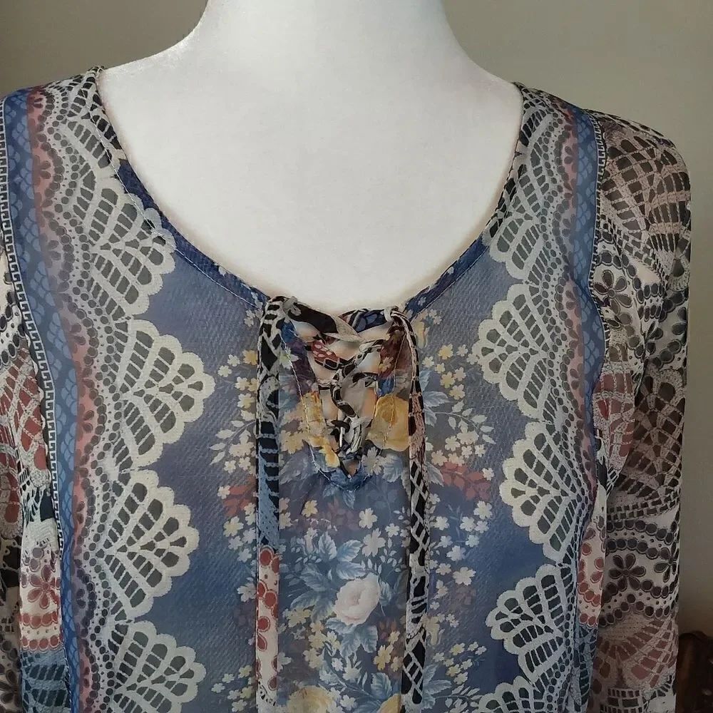 Unity World Wear Tunic/Top Sz L Lightweight - Picture 5 of 9